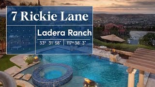 7 Rickie Lane Ladera Ranch CA 92694  SOLD [upl. by Nnairam]