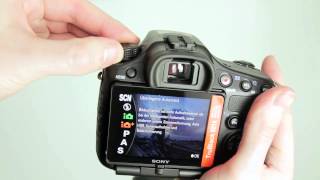 Sony Alpha A57 SLT Kamera Hands On German [upl. by Mcclelland]