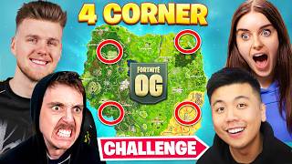 The OG FORTNITE 4 CORNER Challenge [upl. by Sophronia962]