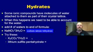 Naming Ionic Compounds with hydrates [upl. by Spark]