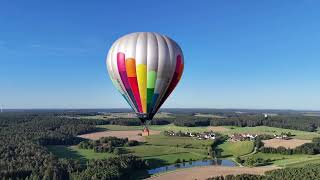 Ballonfahrt  bei NeustadtAisch [upl. by Kcirdez890]