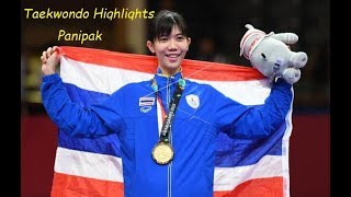 Panipak Wongpattanakit best kicks  taekwondo highlights [upl. by Oratnek710]