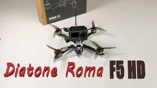 Diatone Roma F5 V2 Fpv  Unboxing Review [upl. by Aisyat]