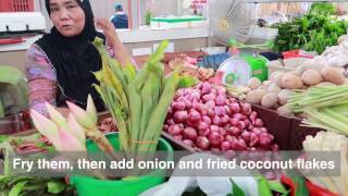 History and Rendang recipe at Chow Kit Market  MALAYSIA TRAVEL amp LIVING VLOG [upl. by Naraj72]