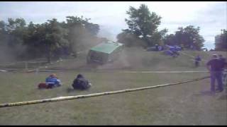 Breslau Wroclaw Rally 2011 Kotterer Mercedes and Truck Crash Leon De Wit [upl. by Tarryn]