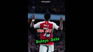 Th Art of Bukayo Saka 💫🔥 football soccer bukayosaka arsenal premierleague [upl. by Htiffirg]