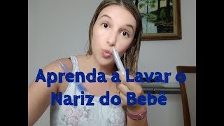 Lavar o Nariz com a seringa  Como fazer [upl. by Fee]