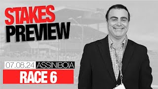 Assiniboia Downs Race 6 Preview  July 8 2024 [upl. by Onairam]