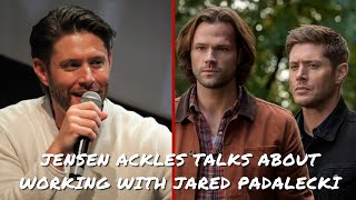 Jensen Ackles talks about working with Jared Padalecki [upl. by Nellac]