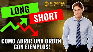 Como ABRIR orden SHORT y LONG en BINANCE FUTUROS 2023 [upl. by Claiborne606]