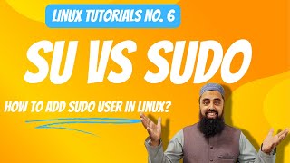 Linux Tutorials for Beginners  su vs sudo in Linux  How to give sudo permission to a user in Linux [upl. by Juetta]