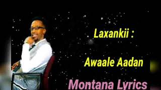 Cawaale aadan hees cusub 2018 Nassab LYRICS [upl. by Aisyla955]