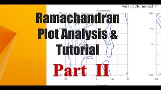 Ramachandran Plot Analysis amp Tutorial PART 2 [upl. by Rattray]