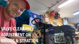 How to Adjust Valves on Briggs amp Stratton Engine THE CORRECT WAY [upl. by Serg822]