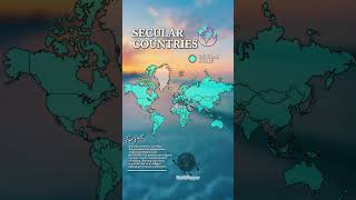 is your country secular  mapchart worldmap mapper map europe [upl. by Schurman]