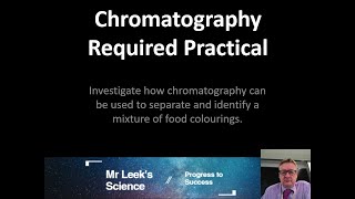 15 Chromatography Required Practical AQA GCSE Chemistry [upl. by Yorke]