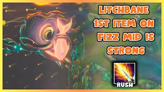 Litchbane 1st Item On Fizz Is The Way To Go  Fizz Mid vs Xertah 1414 [upl. by Ilrahc]