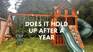 Gorilla Playset review one year later DOES IT HOLD UP [upl. by Akemehs594]