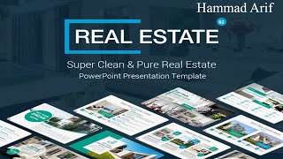 Real Estate Presentation Real estate powerpoint presentationhammadArif [upl. by Attennhoj]