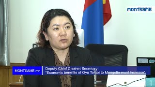 Deputy Chief Cabinet Secretary quotEconomic benefits of Oyu Tolgoi to Mongolia must increasequot [upl. by Amor778]