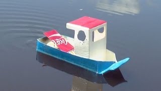 How to Make a Simple Pop Pop Boat [upl. by Acinelav]