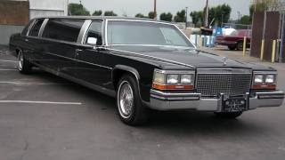 1987 Cadillac Brougham De Elegance Limo limousine For Sale [upl. by Hanley]