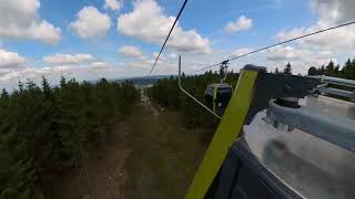 Ochsenkopf Auf u Abfahrt Fichtelgebirge [upl. by Reve]