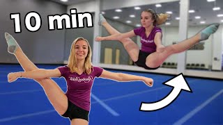 My Toe Touch Workout for Cheer and Dance  improve your jumps FAST [upl. by Akimed]