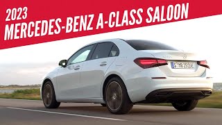 2023 MercedesBenz AClass Saloon A250e  First Look  AUTOBICS [upl. by Kurzawa]