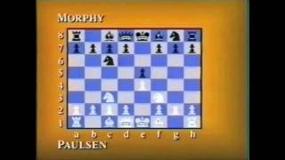 Louis Paulsen Vs Paul Morphy  The Game Pt1 [upl. by Eimma]