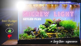 Nicrew Skyled Plus Planted Aquarium Light  Long Term Review [upl. by Libove]