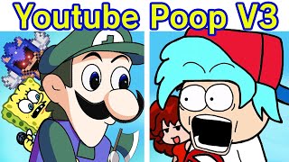 Friday Night Funkin VS Youtube Poop Invasion V3  YTP Invasion V3 FNF ModWeegeeSonicEXESanic [upl. by Akihsan]