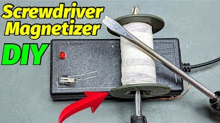 DIY MAGNETIZER  Screwdriver Magnetizer [upl. by Isbel]