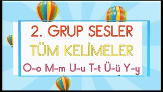 2 Grup Sesler  Tüm Kelimeler  OMUTÜY [upl. by Alfie]