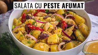 Cea mai bună salată de cartofi cu pește afumat are doar câteva ingrediente simple [upl. by Afas314]