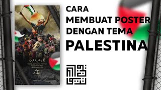 TUTORIAL TYPOGRAPHY POSTER TEMA PALESTINA [upl. by Groos]