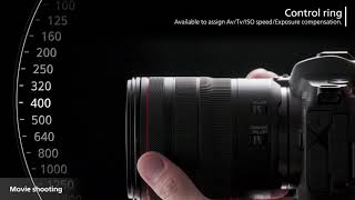 EOS R  How to Use the Control Ring on The RF Lens [upl. by Benildis]