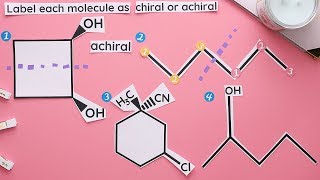 How to Find Chiral Centers amp the Difference Between Chiral vs Achiral Molecules  Organic Chemistry [upl. by Nino]