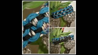 Zugstopp Halsband aus Paracord für Vierbeiner  Paracord Flechten Anleitung in Deutsch auch als Blog [upl. by Nylatsyrk]