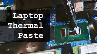 How to Reapply Thermal Paste on Your Laptop CPU and GPU with results  Lenovo Thinkpad T580 P52s [upl. by Dorothi]