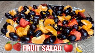 HOW TO MAKE A SIMPLE FRUIT SALAD A MUST WATCH  EFE FOOD KITCHEN [upl. by Bensky]