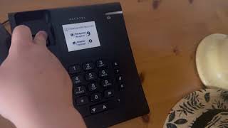 Alcatel Atlinks temporis 180 hotel phone [upl. by Omer961]