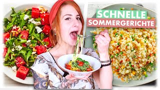 3 Vegane Rezepte für den Sommer  Super schnell amp Günstig [upl. by Neliac]