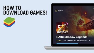 How to Download Games on Bluestacks X easy [upl. by Eteragram]
