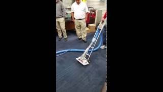 The Rotovac Bonzer high speed carpet cleaning tool in Action [upl. by Grassi]