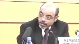 Walta Information Center PM Meles Zenawi’s press briefing on Millennium Nile D [upl. by Shapiro]