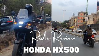 HONDA NX500  Ride Experience  The Quickshifters [upl. by Nnarefinnej]