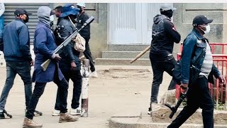 THE MOST FEARED CIVILIAN POLICE DURING MAANDAMANO LANDS IN NAIROBI CBD TO NEUTRALIZE SITUATION [upl. by Chev]