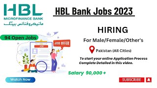 quotStepbyStep Guide Applying for HBL Bank Jobs 2023quot [upl. by Ludwog]