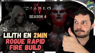 DESTRUYE a LILITH en 2 min con tu ROGUE  Build Mata Jefes Atormentados Diablo IV [upl. by Geier304]